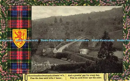 R594810 Ayr Auld Brig O Doon Davidson Scotch Design Serie Ideal Serie 1917