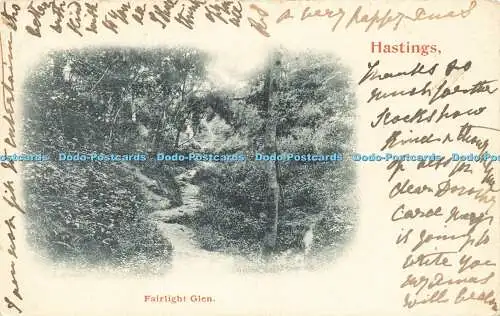 R592651 Hastings Fairlight Glen 1902