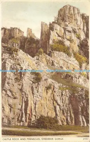 R590785 Cheddar Gorge Castle Rock and Pinnacles E A Sweetman Solograph Series De