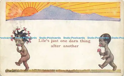 R592660 Lifes just one darn thing after another F G Lewin Salmon 1922