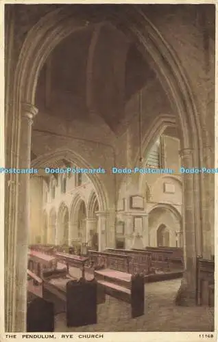 R590800 Roggenkirche The Pendulum J Salmon Gravure Style 1939