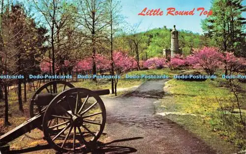 R594838 Pa Gettysburg Summit of Little Round Top and the 44th New York Infantry