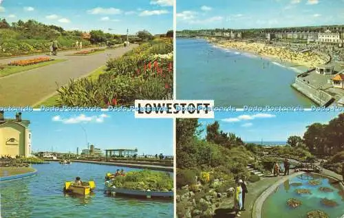 R594842 Lowestoft The Boating Lake South Beach The Kensington Gardens Multi View