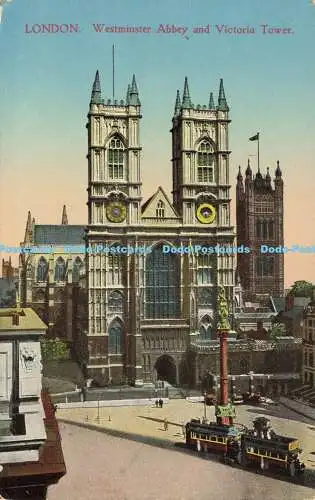 R590817 London Westminster Abbey und Victoria Tower