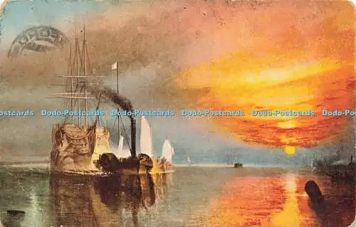 R588961 23364 Fighting Temeraire Turner National Gallery Photochrom Famous Pictu