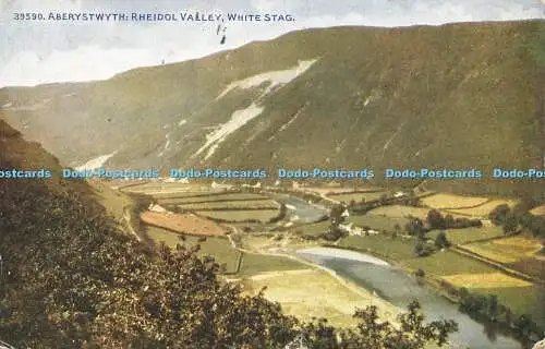 R596878 39590 Aberystwyth Rheidol Valley White Stag Celesque Series Photochrom 1