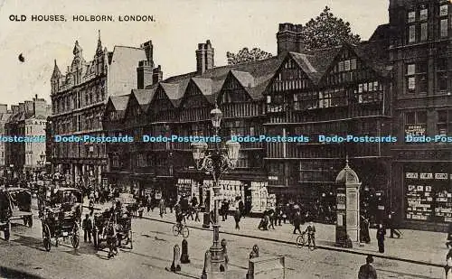 R594879 London Holborn Old Houses Auto Photo Series 1903