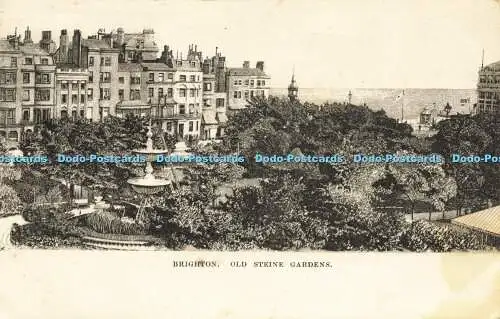 R596908 Brighton Old Steine Gardens 1919