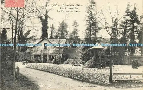 R592729 15 Alencon lHiver Les Promenades la Maison du Garde Saint Blaise 1906