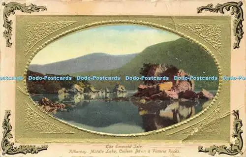 R589003 Emerald Isle Killarney Middle Lake Colleen Bawn and Victoria Rocks 1911