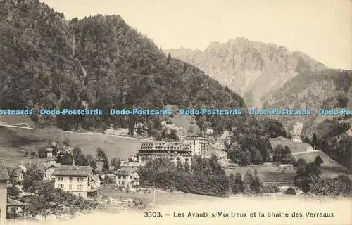 R594901 Les Avants s Montreux et la Chaine des Verreaux Phototypie Co