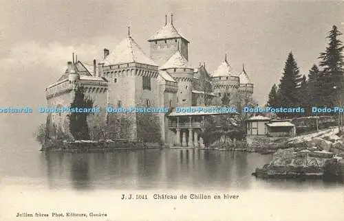 R594902 Chateau de Chillon en Hiver Jullien Freres