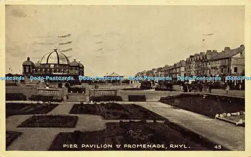 R592736 Pier Pavillon und Promenade Rhyl 43 1948