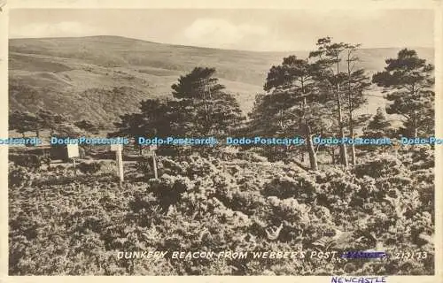 R592737 Dunkery Beacon from Webbers Post Exmoor 213173 Sepiatype Valentines