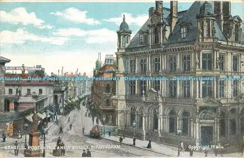 R590866 Birmingham General Post Office und New Street G D und D L 1906