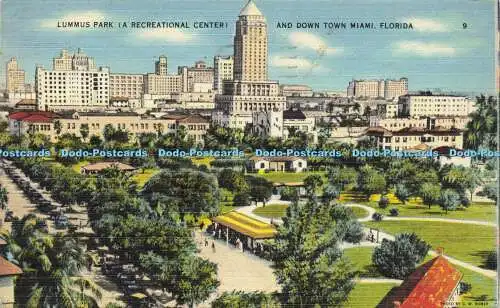 R596933 Lummus Park A Recreational Center and Down Town Miami Florida 9 G W Rom