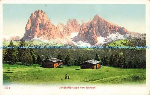 R594921 Langkofelgruppe von Norden