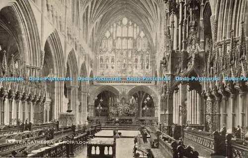 R592756 Exeter Cathedral Choir Looking E Photochrom