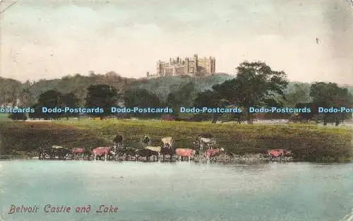 R590885 Belvoir Castle and Lake Needham Bros Serie 1909