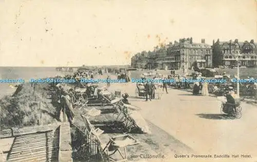 R594940 Cliftonville Queen Promenade Endcliffe Hall Hotel Victoria Serie 1909