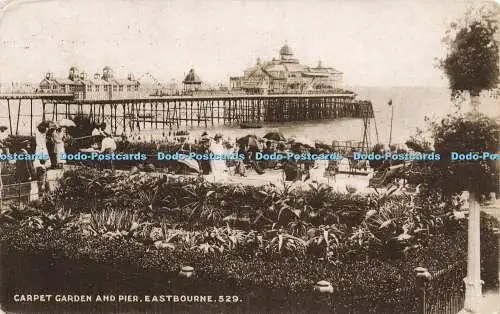 R590910 Eastbourne Carpet Garden and Pier W B Series of Semi Matt Phototone Post