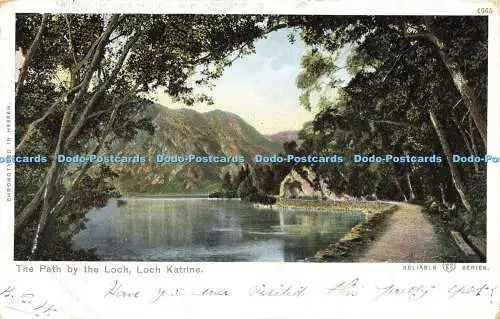 R596973 Path von Loch Loch Katrine zuverlässige Serie W R und S 1903