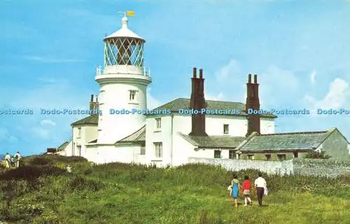 R590919 Caldy Island near Tenby The Lighthouse Jarrold Cotman Color Series