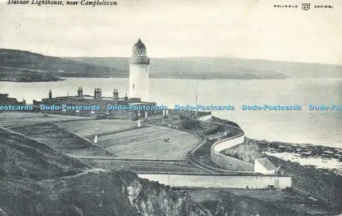 R594967 Davaar Leuchtturm bei Campbeltown W R und S zuverlässige Serie 1905