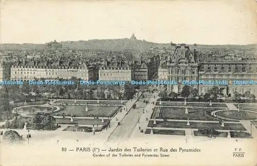 R594977 Pariser Garten der Tuilerien und Pyramiden Straße F F 1919