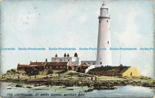 R595039 Whitley Bay St Mary Island The Lighthouse Hartmann 1906