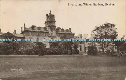 R597070 57742 Hydro and Winter Gardens Hexham Valentines Phototone Series