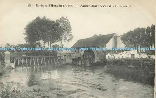 R592901 85 Environs dHesdin P de C Aubin Saint Vaast la Papeterie Imp Lib Herbay