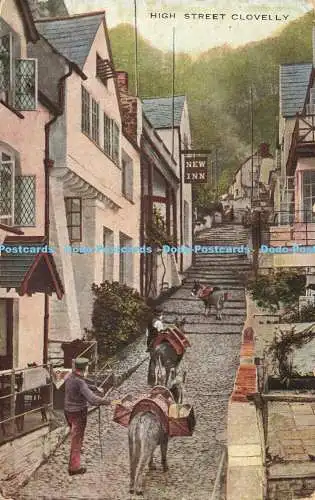 R591043 High Street Clovelly Valentines Valesque Serie
