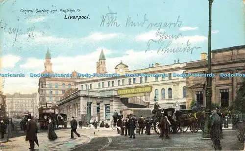 R595066 Liverpool Central Station und Ranleigh St Hartmann 1904