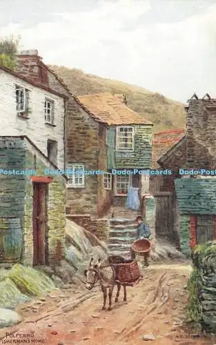 R591054 Polperro Fishermans Home A R Quinton Salmon