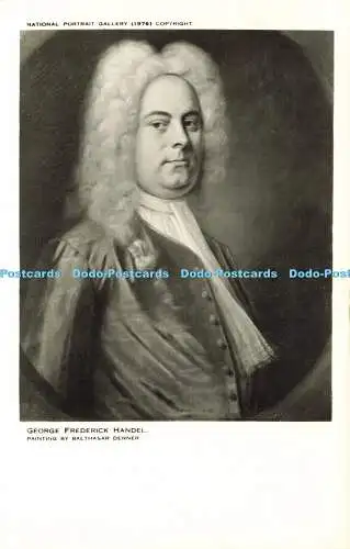 R591058 National Portrait Gallery 1976 George Frederick Händel Gemälde von Balth