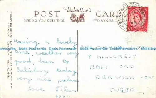 R597119 Good Luck from Salisbury G 8302 Phototype Valentines 1958 Multi View