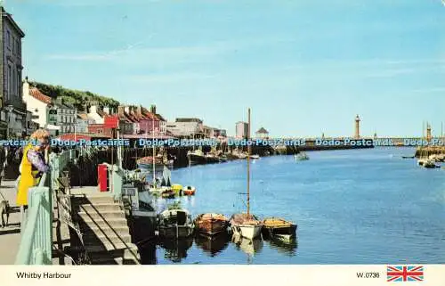 R595128 Whitby Harbour E T W Dennis Photocolour