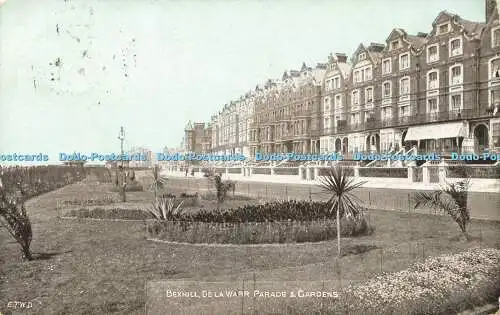 R593023 Bexhill De la Warr Parade and Gardens E T W D Dainty Series 1904