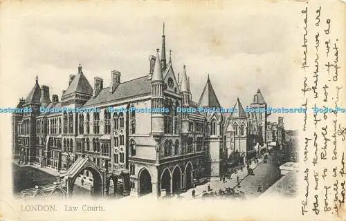 R595185 London Law Courts Deyring Honnest 1904