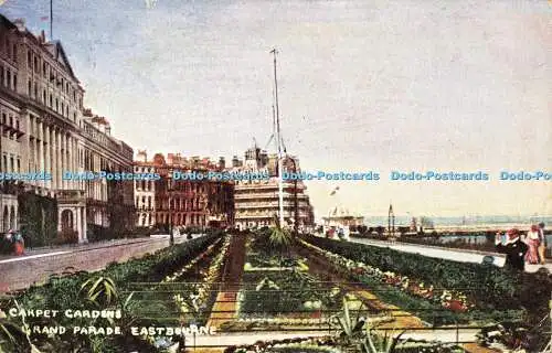 R595186 Eastbourne Grand Parade Carpet Gardens W H Smith 1913