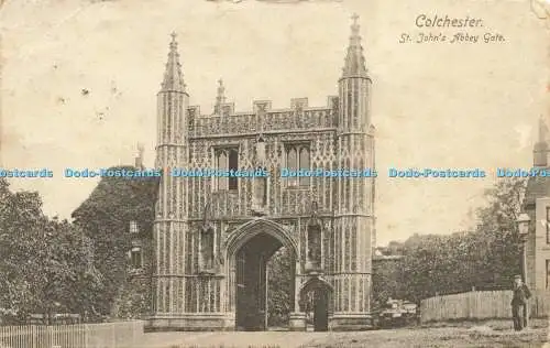 R593031 Colchester St John Abbey Torschlüssel Serie 1904