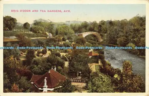 R597213 Brig O Doon and Tea Gardens Ayr 1938
