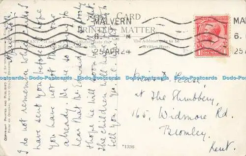 R597234 Malvern Hills aus British Camp Salmon A R Quinton 1924