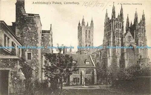 R595214 Canterbury Erzbischof Palace J G Charlton 1904