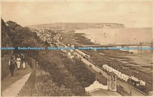 R595226 I o W Snowdon The Bay from Cliffs 1925