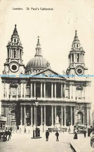 R591213 London St Pauls Cathedral W Straker 1912