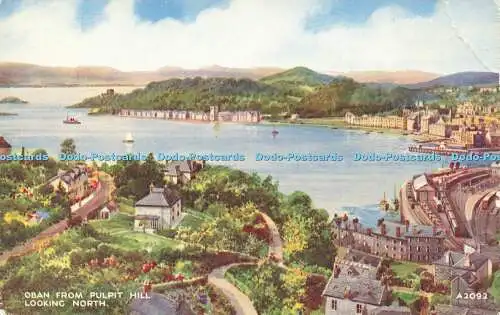 R595245 Oban von Pulpit Hill Looking North Valentine Art Farbe E W Trick