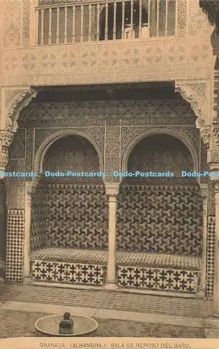 R591248 Granada Alhambra Sala de Reposo del Bano Hauser y Menet