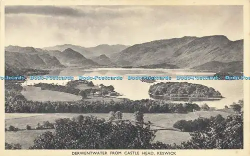 R595275 Keswick Derwentwater from Castle Head G P Abraham